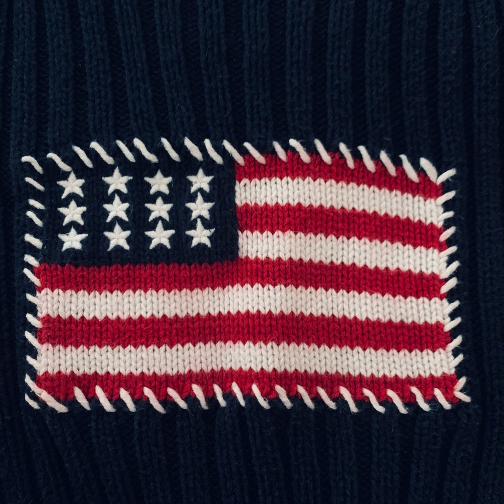 Beautiful American flag sweater!! Sz Xsmall /Small
